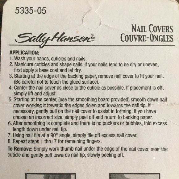 BUNDLE BONUS: [Sally Hansen] Self-Adhesive Nail Covers, Canada Flag Design | NWT - Picture 8 of 10